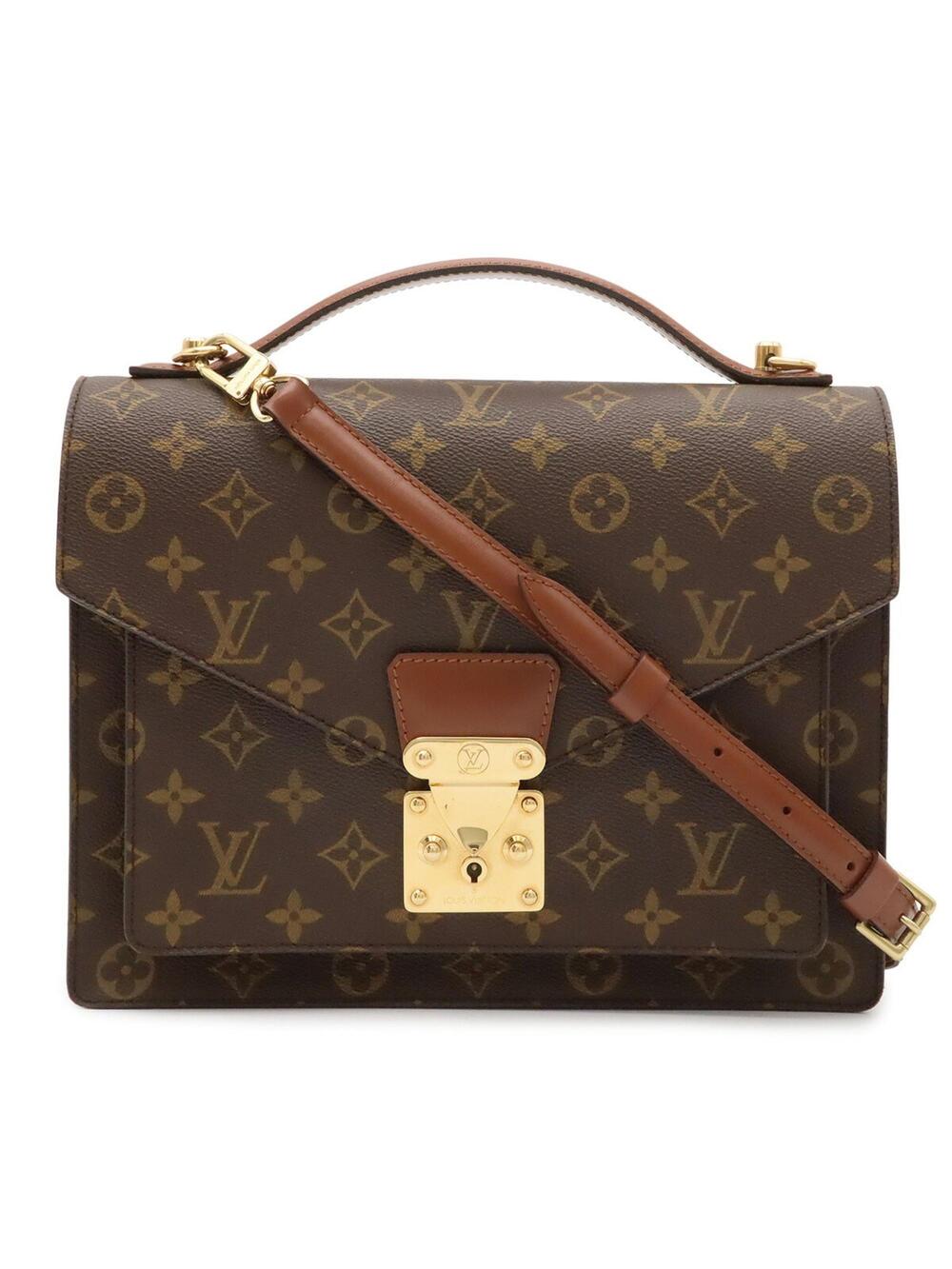 Louis Vuitton Monceau Handbag Canvas #375446L10B